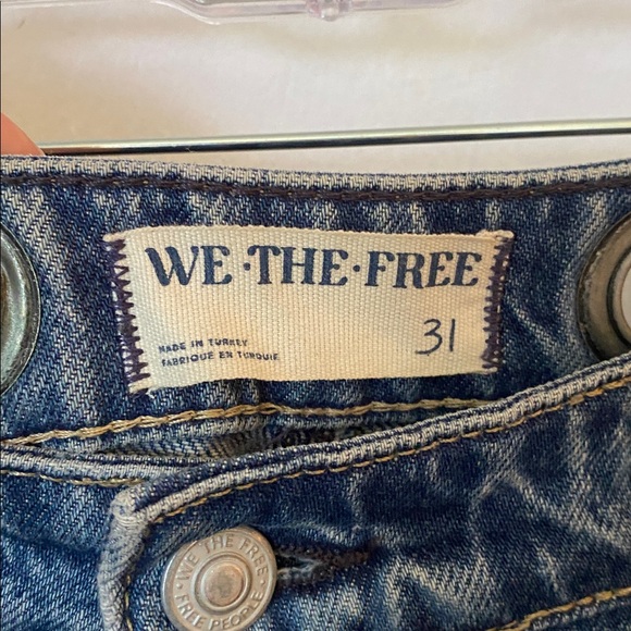 Free People Distressed Barrel Jeans - Picture 2 of 3